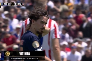 kaiyun-维球王！1粒进球&amp;传球成功率98.2%！维蒂尼亚当选全场最佳球员